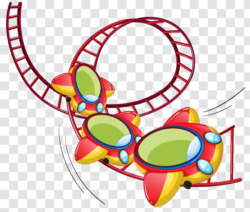 The Roller Coaster Amusement Park Drawing - Cartoon - Parque Transparent PNG