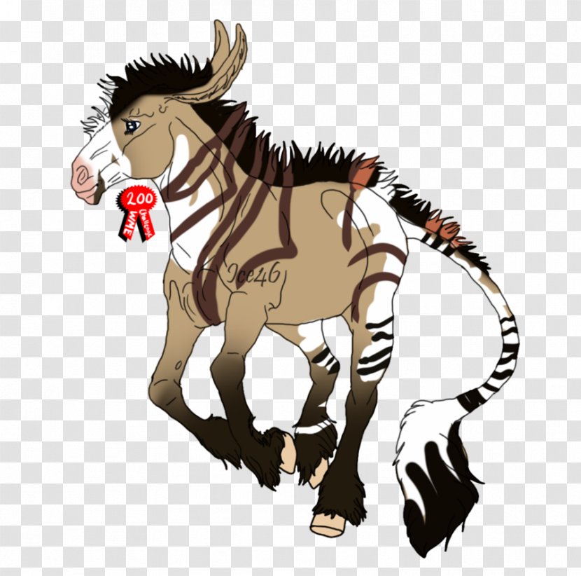 Mule Mustang Mane Halter Donkey - Legendary Creature - Mountain Ambulance At Night Transparent PNG