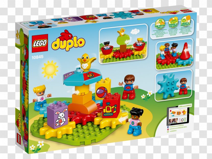 LEGO 10845 DUPLO My First Carousel Toy Construction Set 10847 Number Train - Ole Kirk Christiansen Transparent PNG