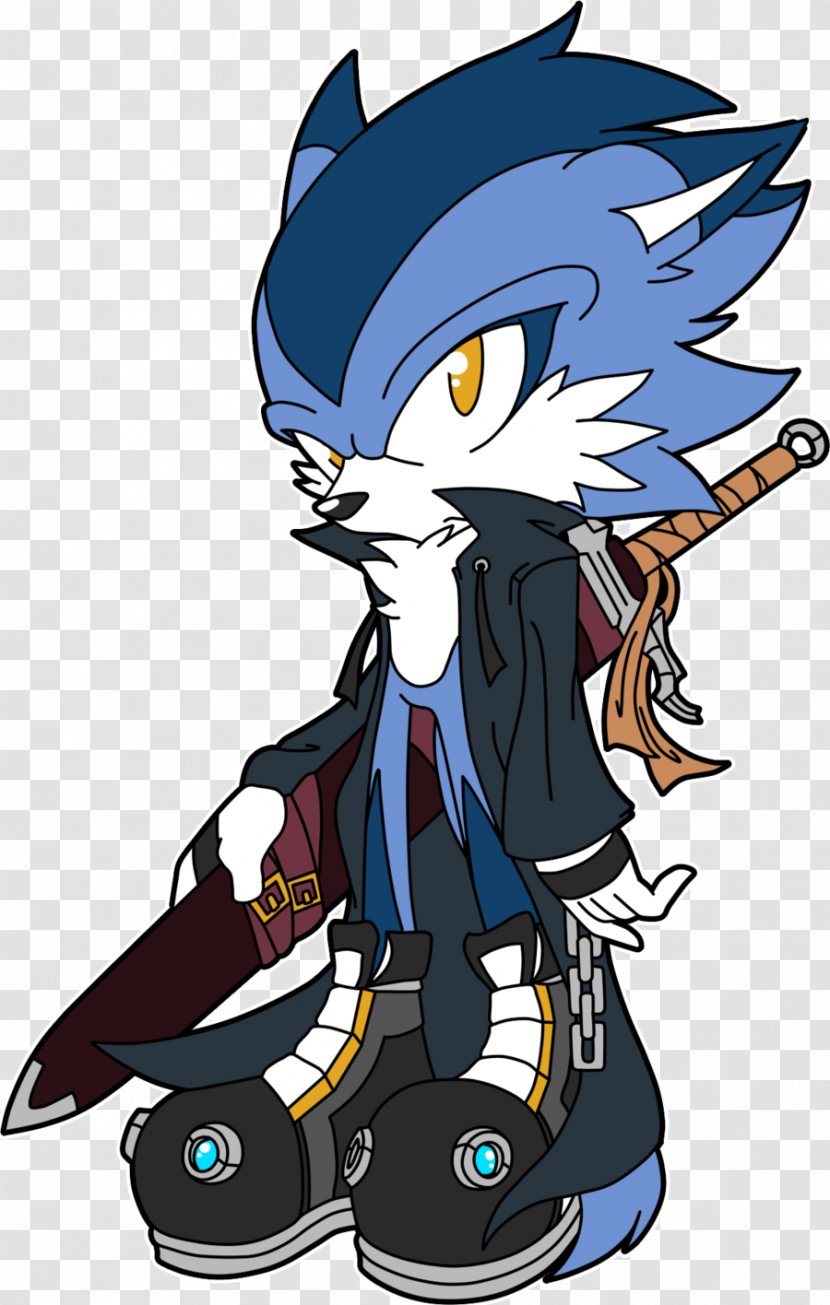 Gray Wolf Sonic The Hedgehog Drive-In Male - Silhouette - Shadow Venom Transparent PNG