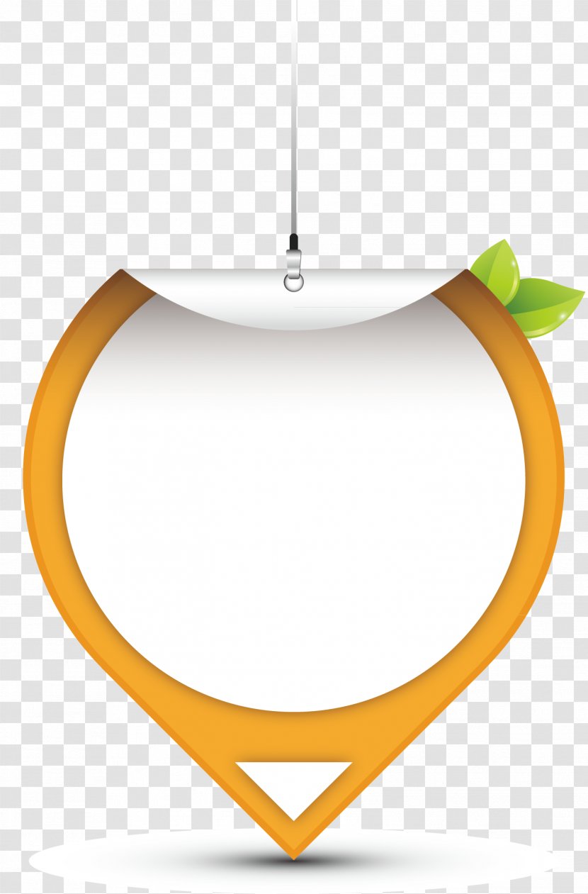 Text Box Orange Icon - Symbol Transparent PNG