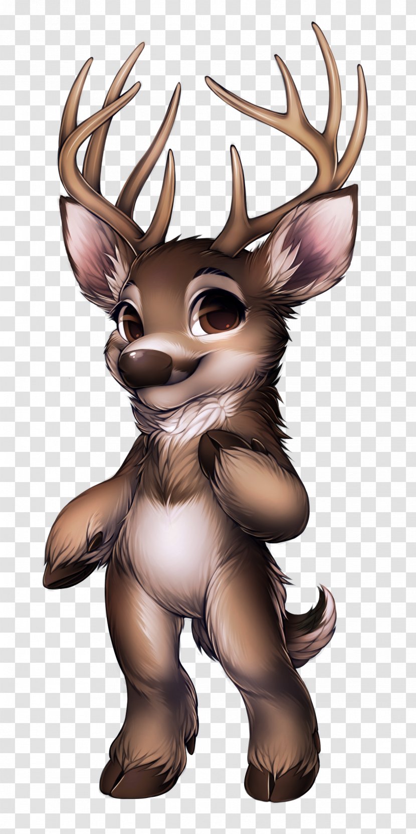 Reindeer White-tailed Deer Antler Fallow - Funny Animal - Villagers Transparent PNG