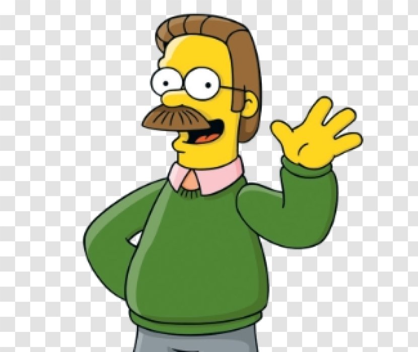 Ned Flanders Mr. Burns Homer Simpson Principal Skinner Apu Nahasapeemapetilon - Viva - Bird Transparent PNG