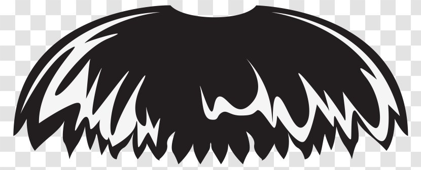 Movember Clip Art Handlebar Moustache - Black Transparent PNG