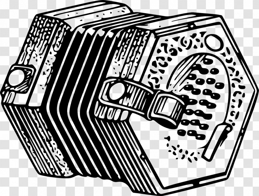 Music Cartoon - Squeezebox Folk Instrument Transparent PNG