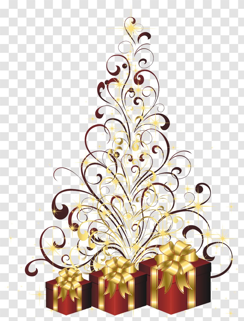 Christmas Tree Gift - Lighting Transparent PNG