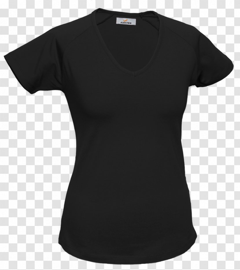 T-shirt Neckline Crew Neck Clothing Sweater - Top Transparent PNG