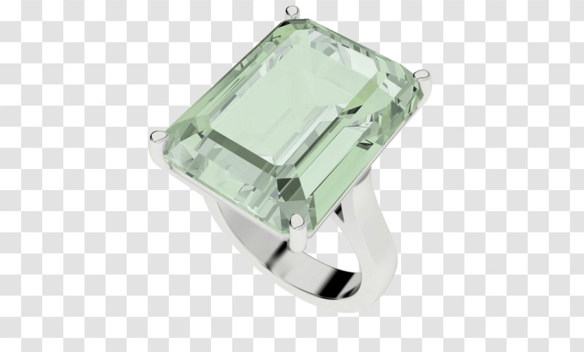 Emerald Ring Cut Smoky Quartz Amethyst - Gem Transparent PNG