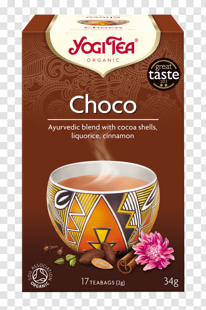 Masala Chai Yogi Tea Herbal Chocolate - Cocoa Bean Transparent PNG