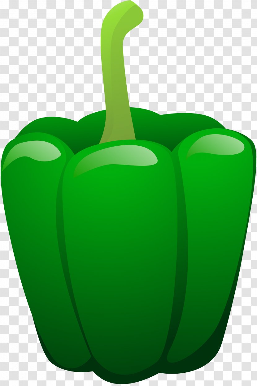 Green Bell Pepper Seasonal Food Clip Art - Fruit - Vegetable Transparent PNG