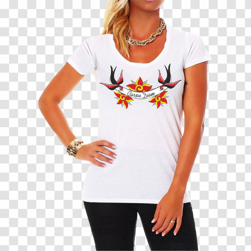 T-shirt Clothing Sleeve Woman Jacket - Shoulder Transparent PNG