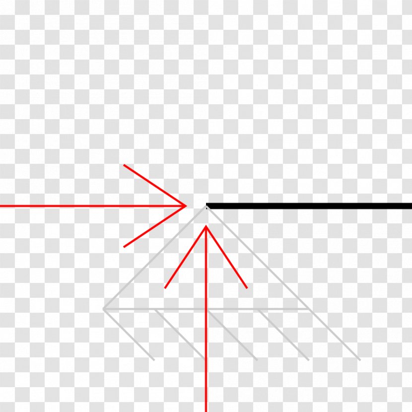 Line Triangle Point - Text Transparent PNG