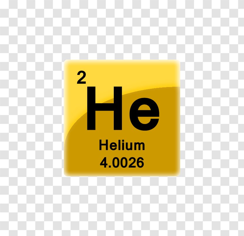 Helium Chemical Element Symbol Periodic Table Chemistry Transparent PNG