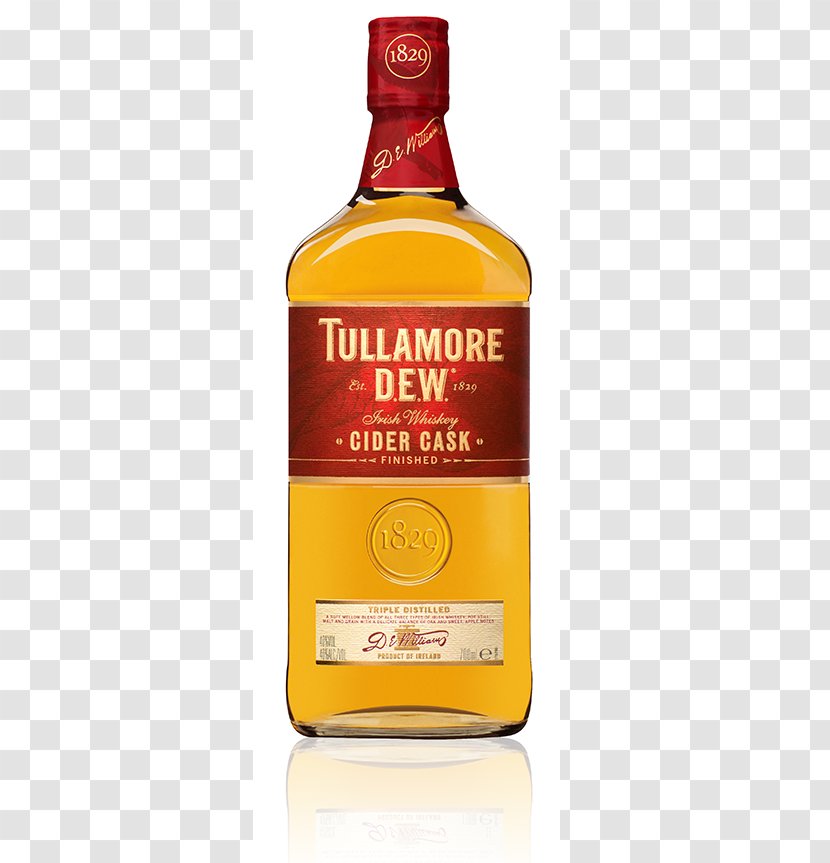 Tullamore Dew Irish Whiskey Distilled Beverage - Cuisine Transparent PNG