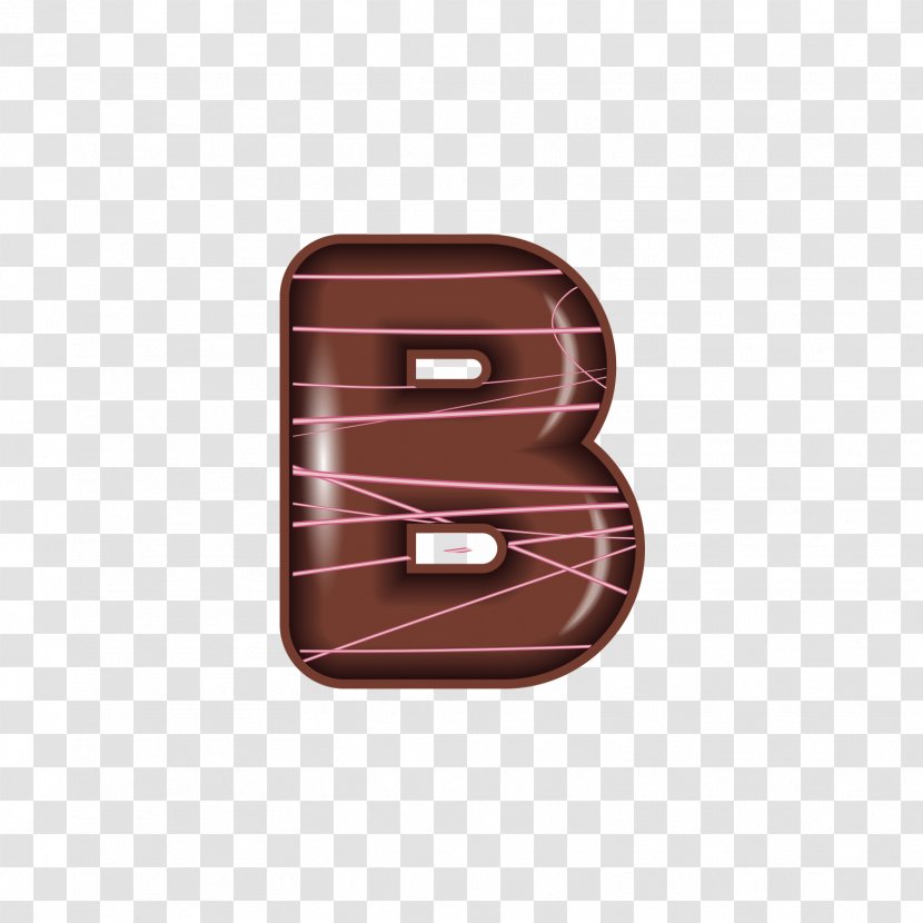 Chocolate Letter - B - The Alphabet Transparent PNG