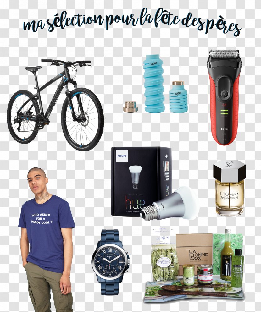 Fashion Gift Christmas Day Wish List Bicycle - Menu - Fete Des Peres Transparent PNG