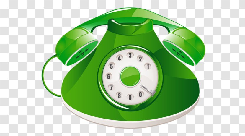 Telephone Mobile Phones Clip Art - Royaltyfree - Green Phone Transparent PNG