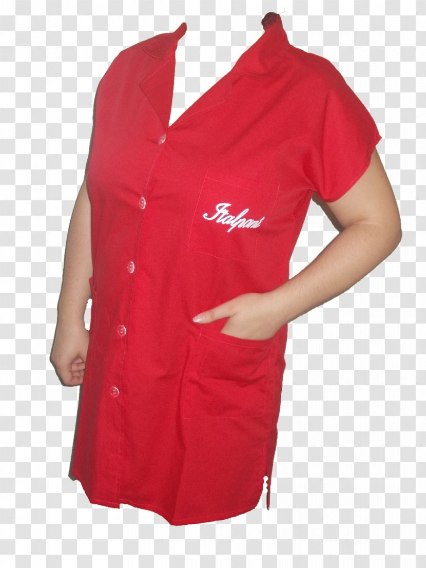 Red Sleeve Khalat Bathrobe Dress - Shoulder Transparent PNG