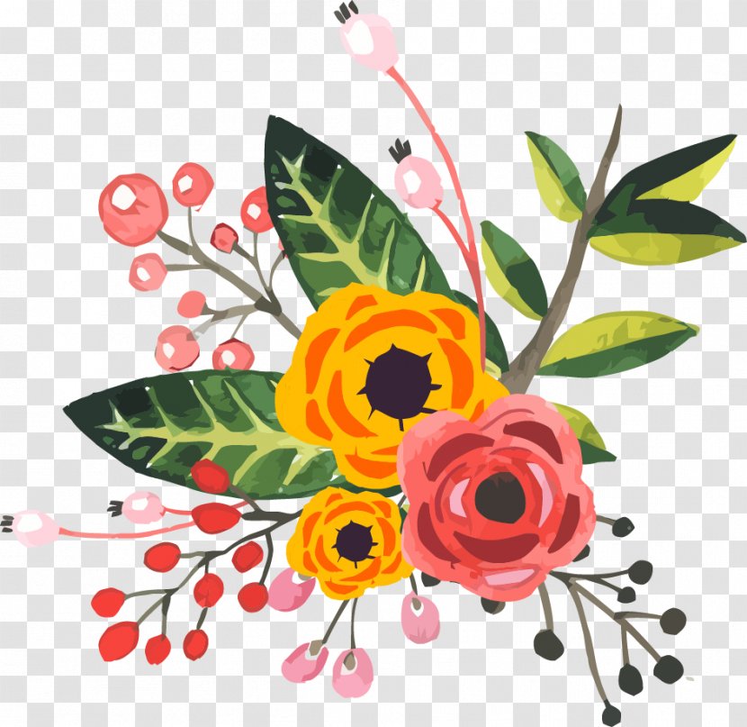 Flower Watercolor Painting - Invertebrate - Flowers Transparent PNG