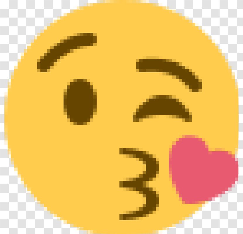 Emoji Sticker Kiss Wink Emoticon - Feeling Transparent PNG