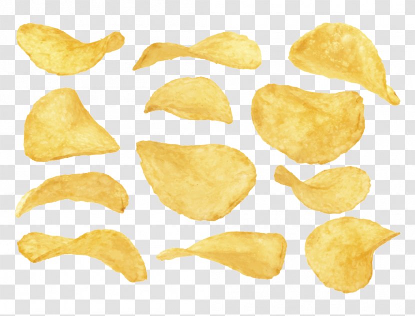 Potato Chip Euclidean Vector Food Illustration - Shutterstock - Chips Snacks Transparent PNG