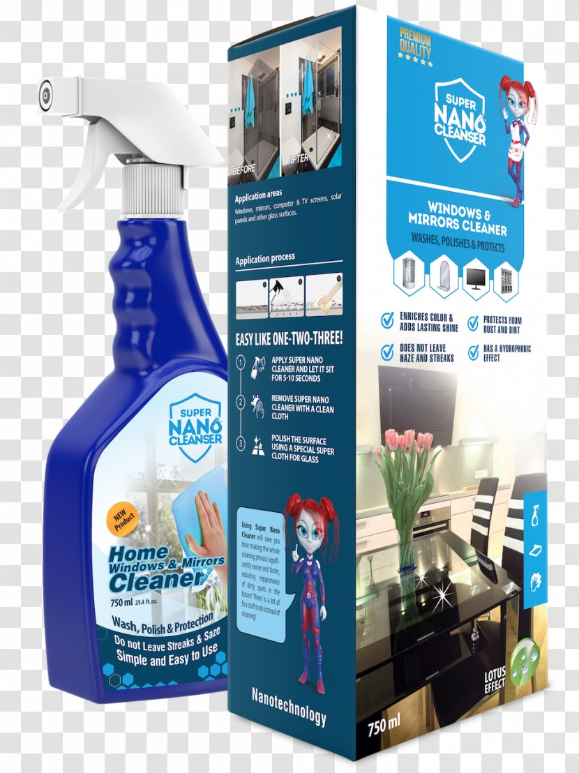 Glass Aerosol Spray Plastic Detergent Poly - Cleanser Transparent PNG