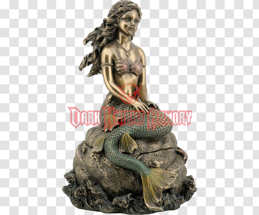 Statue Classical Sculpture Figurine Classicism - Box - Mermaid Sitting Transparent PNG