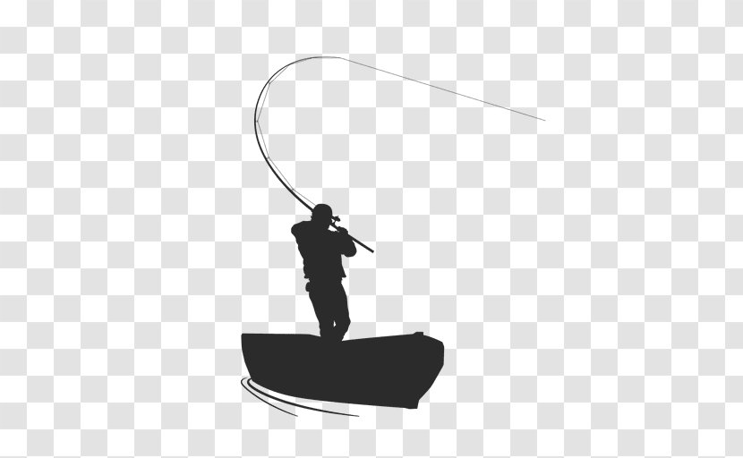Fishing Silhouette Fisherman - Vessel - Pole Transparent PNG