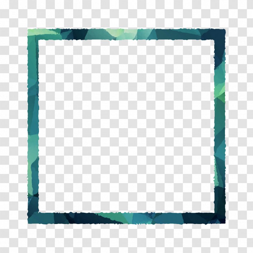 Picture Frames Pattern Square Meter - Green Transparent PNG