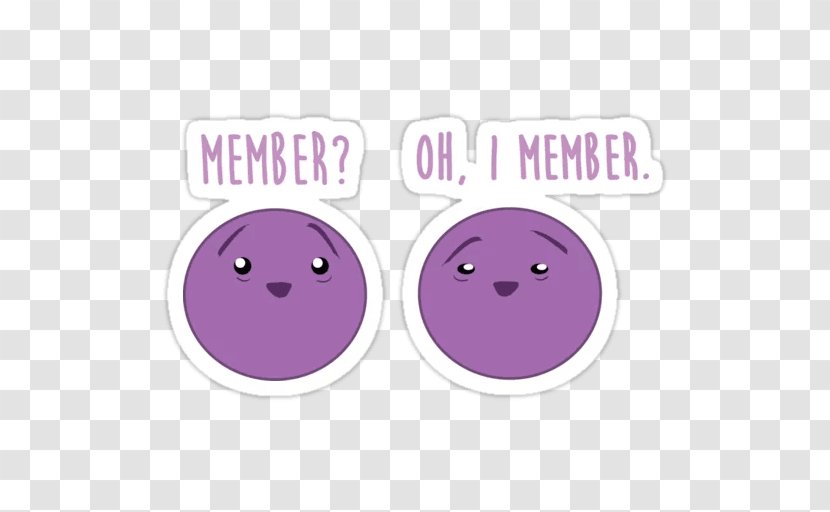 Smiley Member Berries Font - Violet Transparent PNG