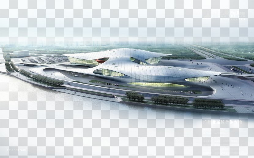 Foshan Guangdong Olympic Tennis Centre U5e7fu5ddeu4e9au8fd0u57ceu7efcu5408u4f53u80b2u9986 2010 Asian Games Sculpture Des Cinq Chxe8vres - Automotive Exterior - Guangzhou Transparent PNG