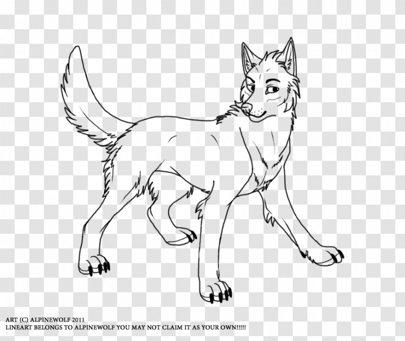 Whiskers Dog Breed Cat Line Art - Red Fox Transparent PNG