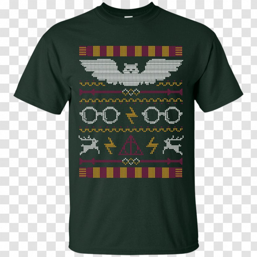 T-shirt Hoodie Clothing Sleeve - Jacket - Harry Potter Ugly Christmas Sweater Transparent PNG