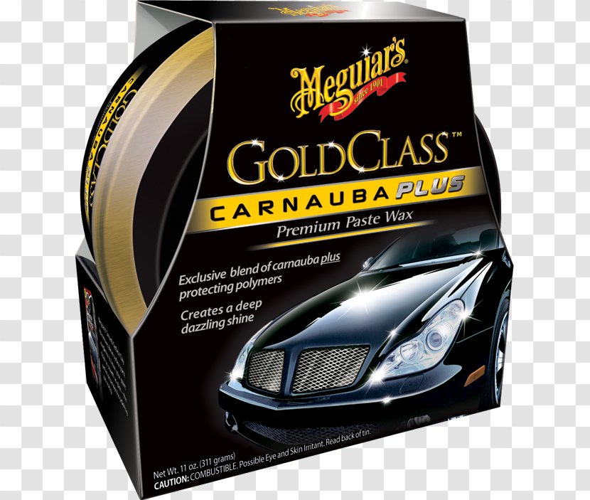 Carnauba Wax Copernicia Prunifera Meguiar's Gold Class - Campervans - Car Transparent PNG