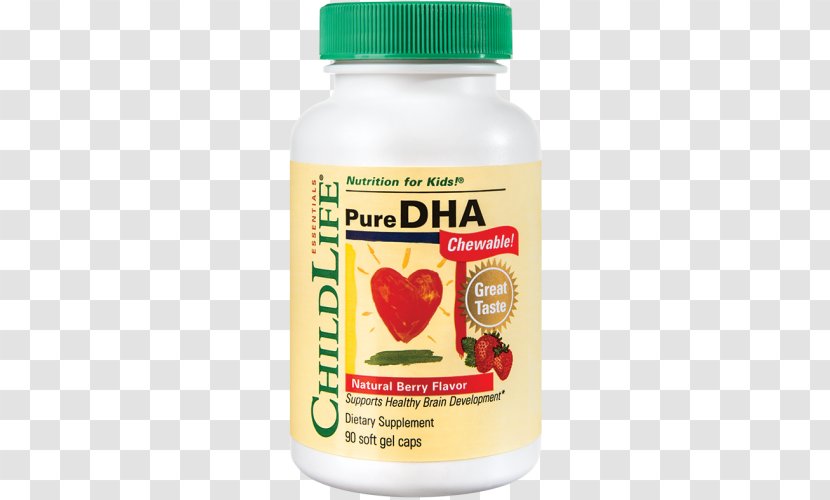 Dietary Supplement Docosahexaenoic Acid Child Life Specialist Softgel - Pure Plant Transparent PNG