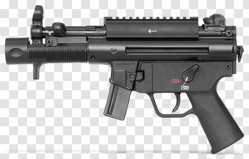 Heckler & Koch MP5 Semi-automatic Pistol Firearm 9×19mm Parabellum - Tree - Handgun Transparent PNG