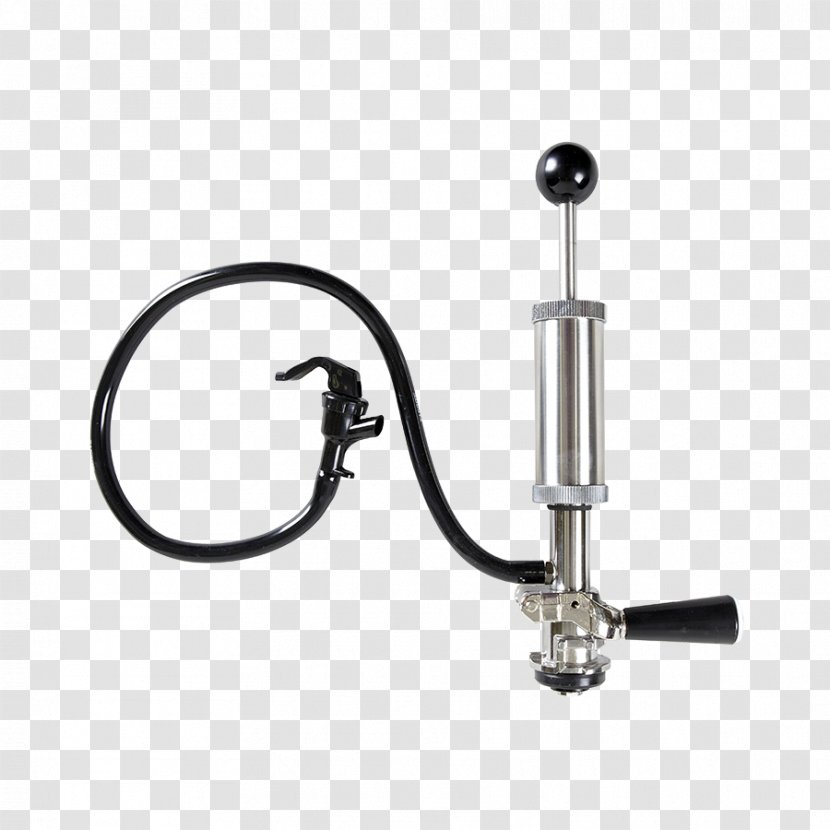 Hand Pump Stainless Steel Beer Engine - Plating Transparent PNG