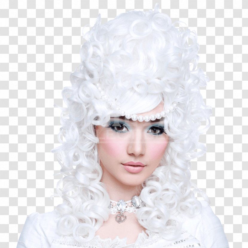 Marie Antoinette Wig Hairstyle Bangs - Hair Transparent PNG