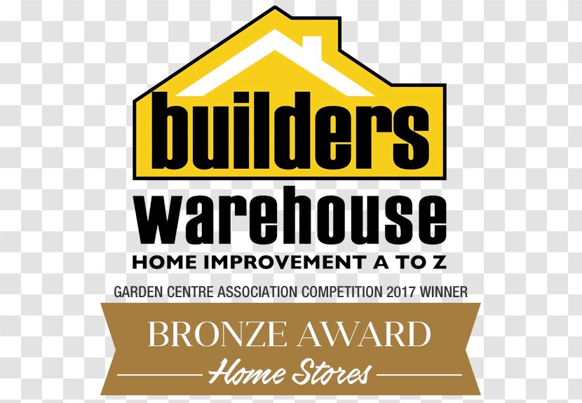 Logo Builders Warehouse Helderberg Brand Yellow Web Badge - Garden Trends Transparent PNG