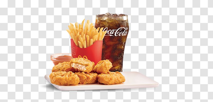 McDonald's Chicken McNuggets Coca-Cola Value Meal Breakfast Junk Food - Snack - Happy Transparent PNG