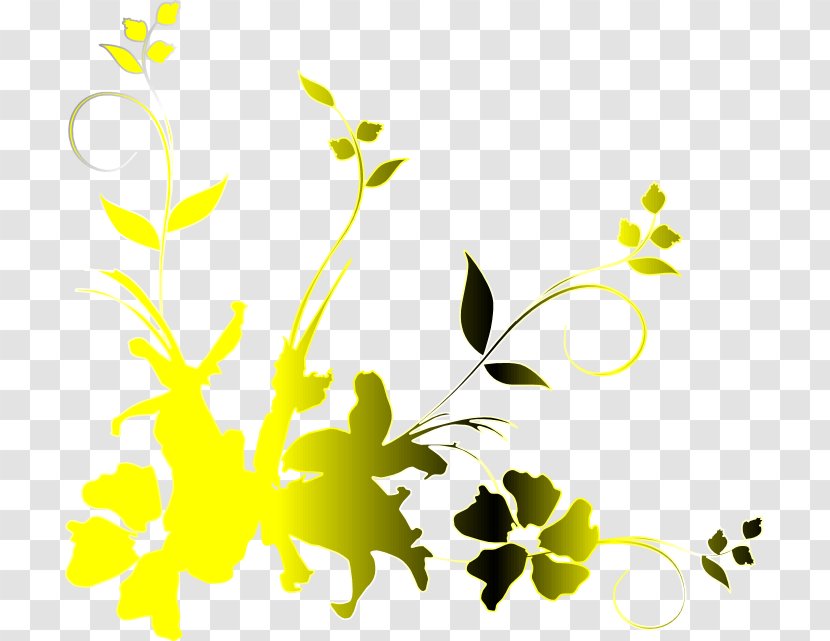 Flower Butterfly Pollinator - Green - Doodles Transparent PNG