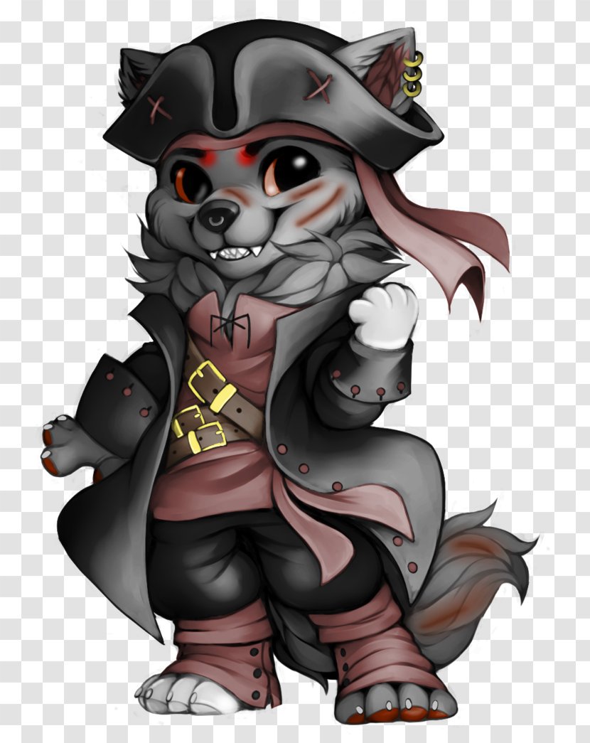 Gray Wolf Piracy Costume Furry Fandom Hyena Transparent Png - fang roblox assassin wikia fandom