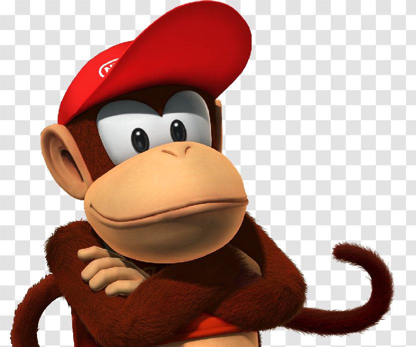 Donkey Kong Country: Tropical Freeze Country 3: Dixie Kong's Double Trouble! Super Smash Bros. For Nintendo 3DS And Wii U - Video Game - Diddy Transparent PNG