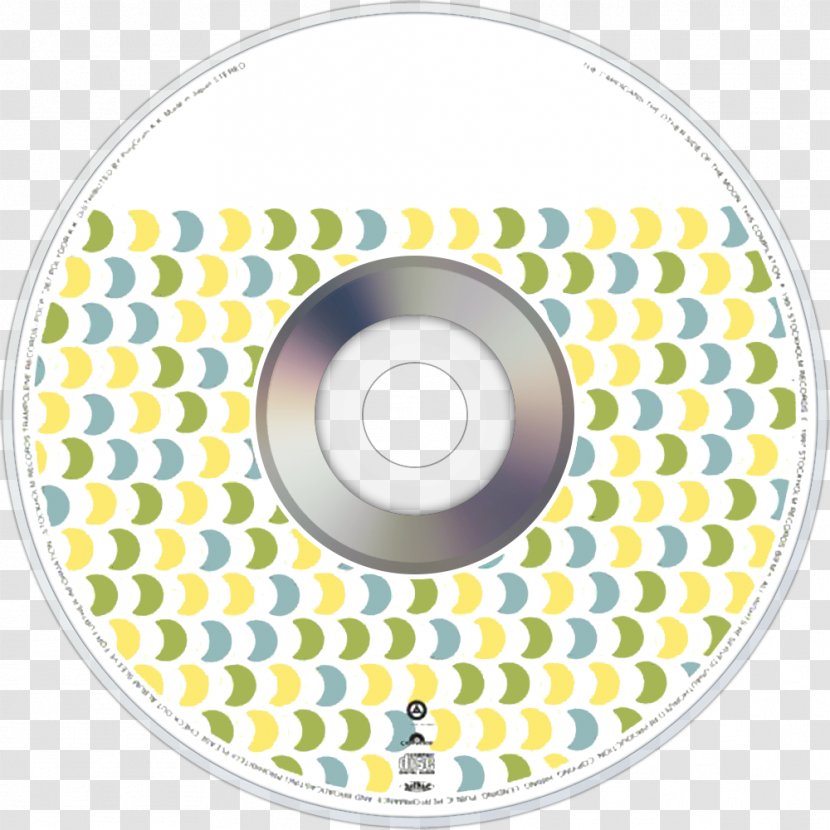 Compact Disc Circle Pattern - Yellow Transparent PNG