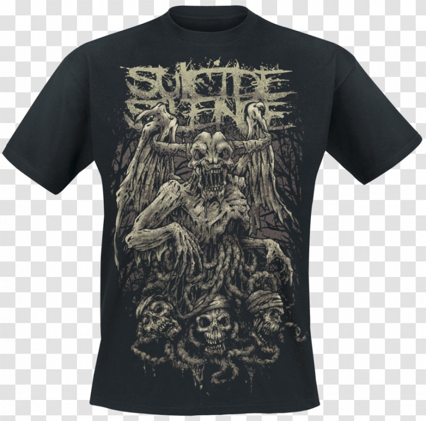 T-shirt Suicide Silence Deathcore No Time To Bleed The Cleansing - Black Transparent PNG
