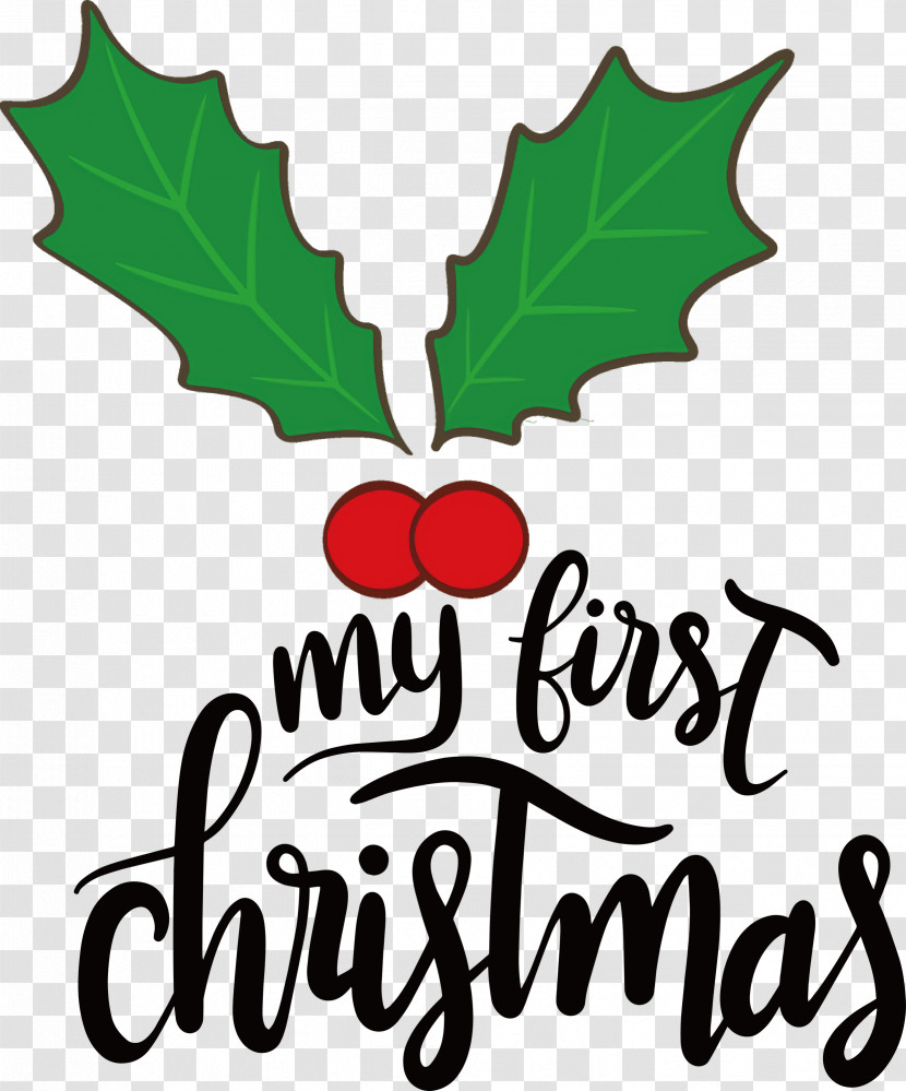 My First Christmas Transparent PNG