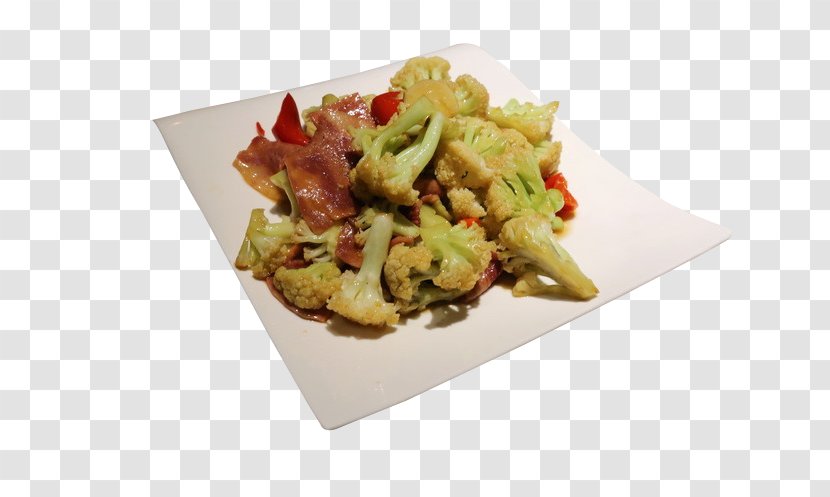 Vegetarian Cuisine Chinese Cauliflower Meat - Junk Food - Pork Transparent PNG