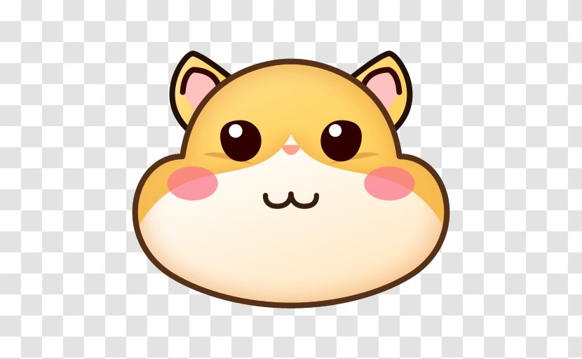 Hamster Emoji Sticker Emoticon Clip Art - Small To Medium Sized Cats Transparent PNG