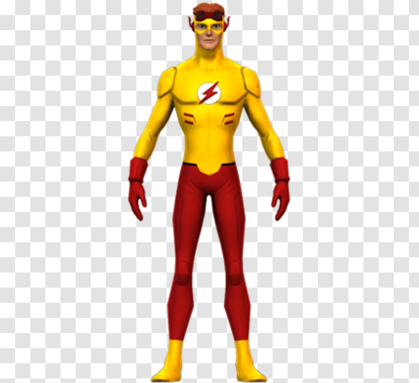 Wally West Young Justice: Legacy Flash Justice League Heroes: The - Figurine Transparent PNG