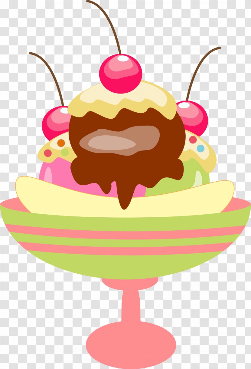 Ice Cream Cupcake Confectionery Party - Candy - Rainbow Food Cliparts Transparent PNG